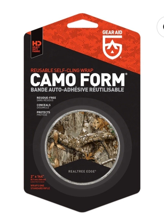Camo Other - Camo Realtree-Style Self-Cling Wrap in Green and Tan